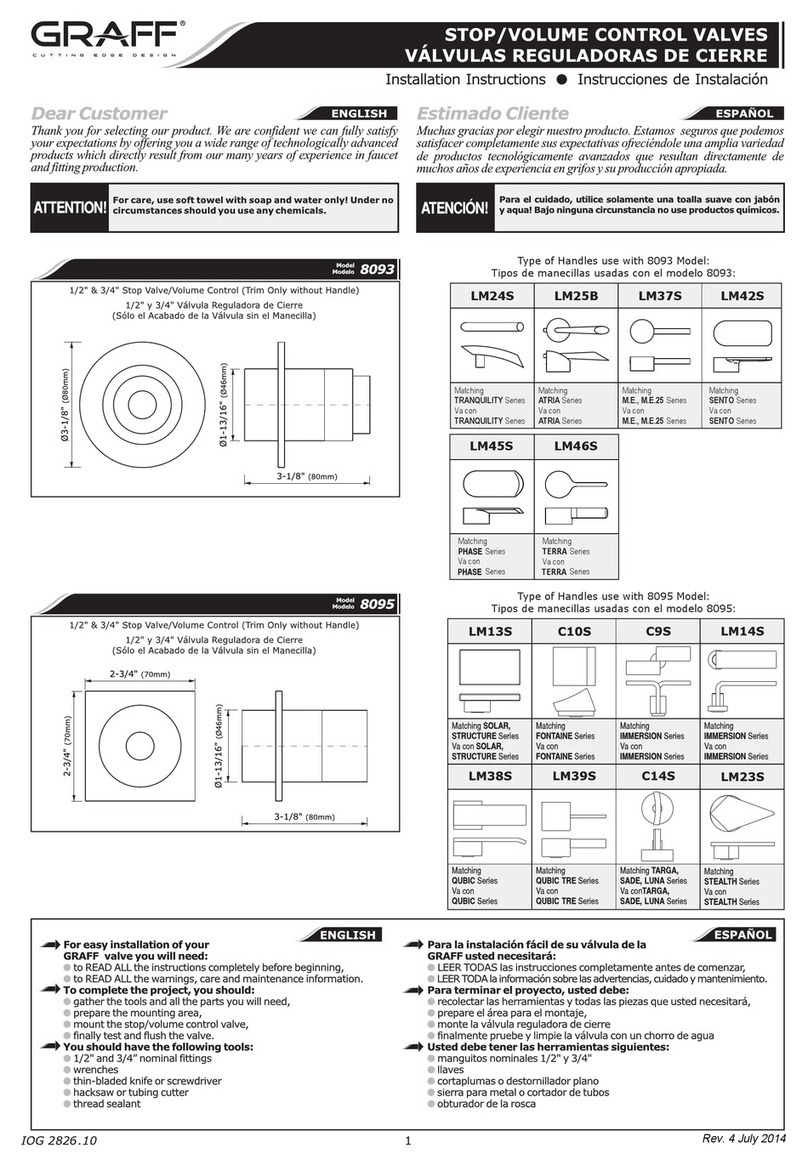 Graff 8093 User manual