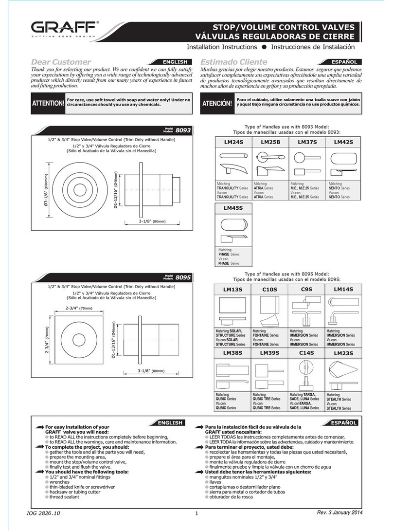Graff 8093 installation instructions