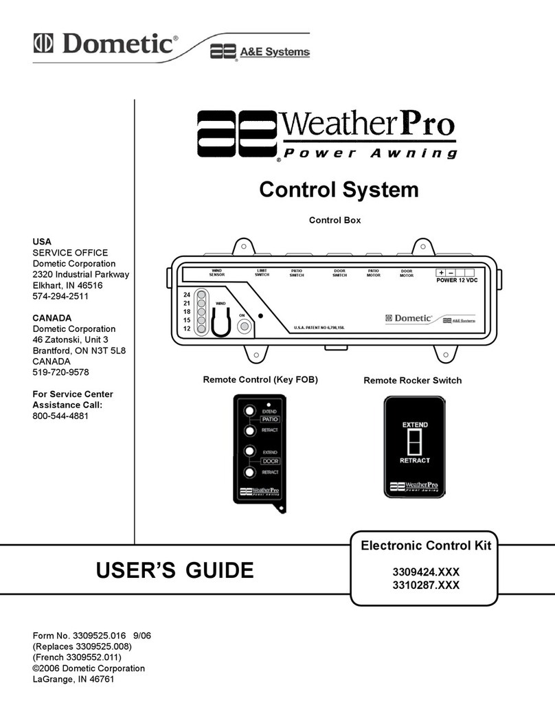 Dometic WeatherPro User manual