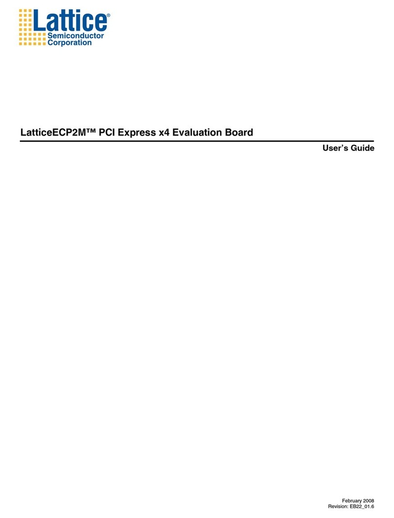 Lattice Semiconductor LatticeECP2M PCI Express x4 User manual