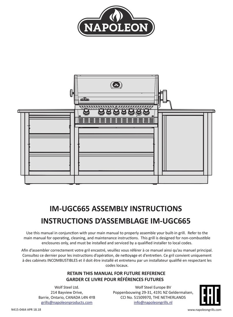Napoleon IM-UGC665 Assembly instructions