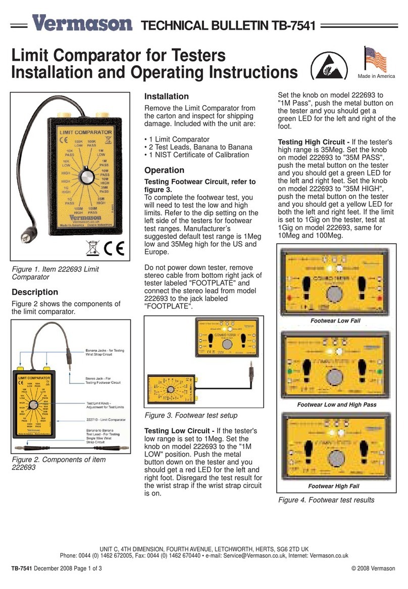 Vermason 222693 User manual