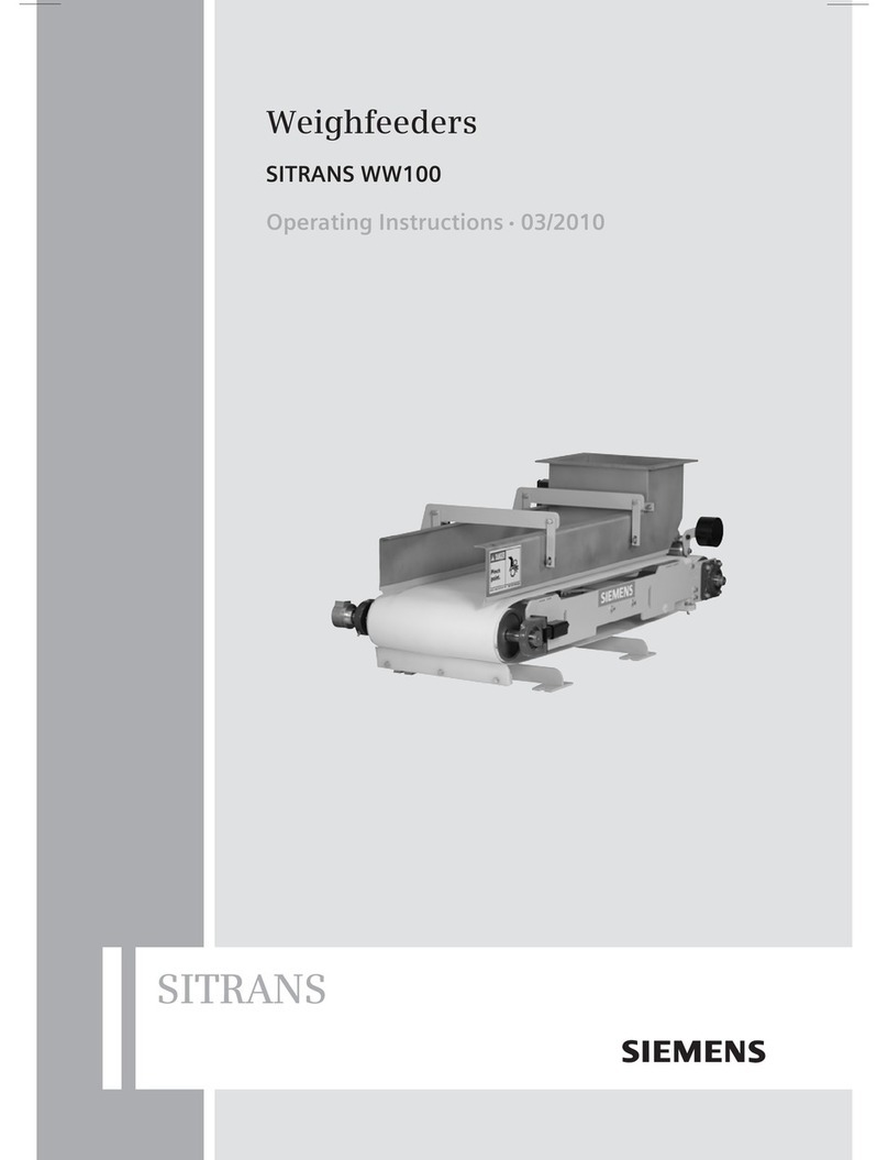 Siemens SITRANS WW100 User manual Siemens SITRANS WW100 User manual