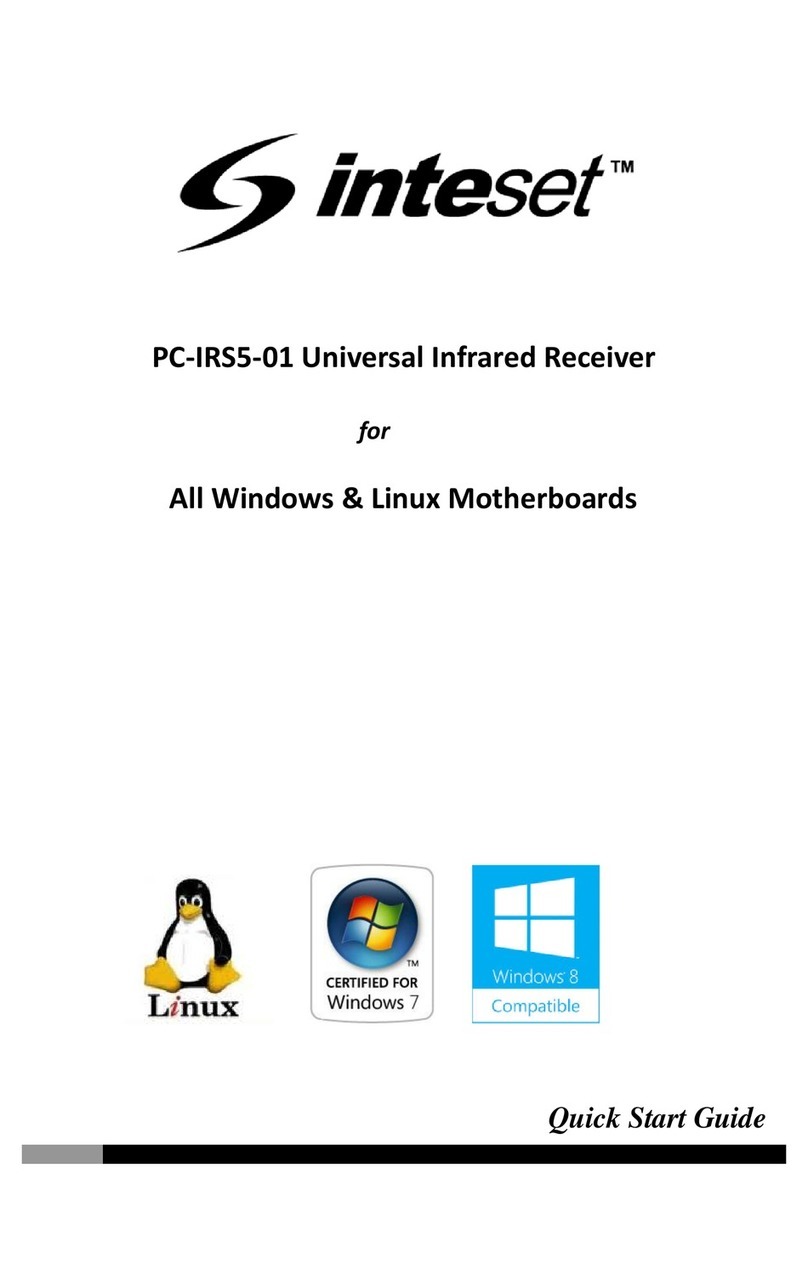 Inteset PC-IRS5-01 quick start guide