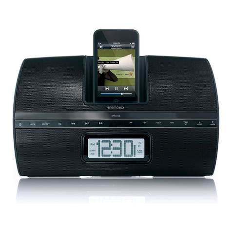 Memorex iWakeUp Mi4014 User manual