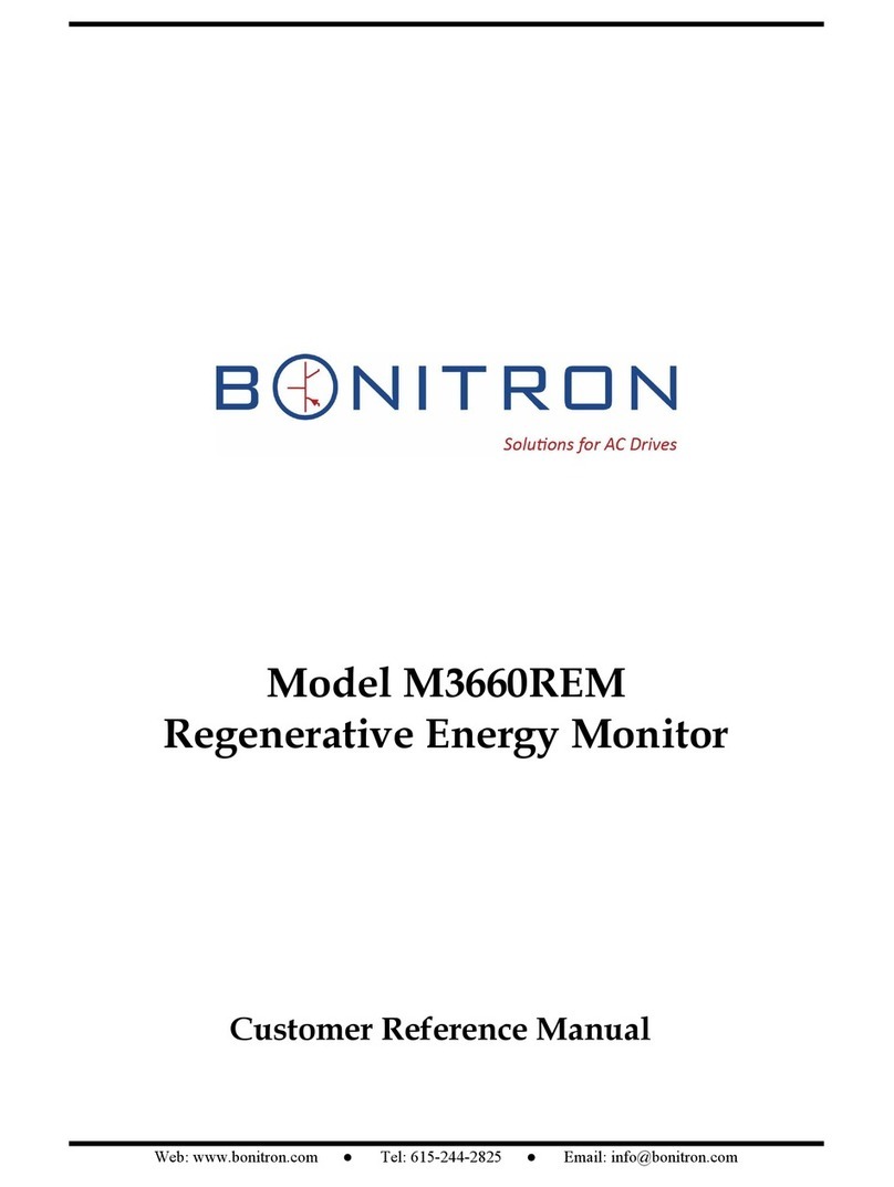 bonitron M3660REM Customer Reference Manual