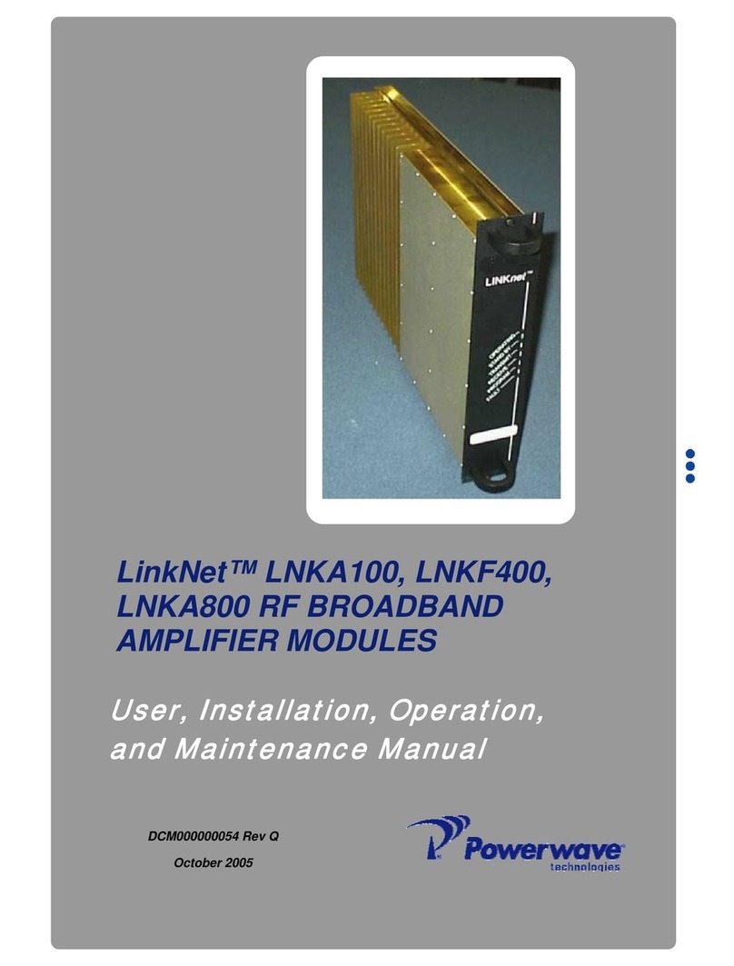 Powerwave Technologies LinkNet LNKA100 Manual