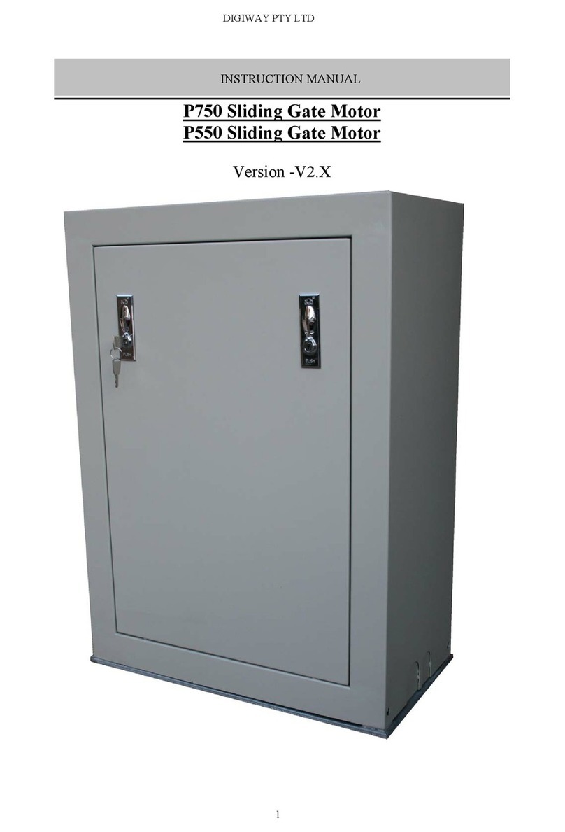 DIGIWAY PTY P750 instruction manual