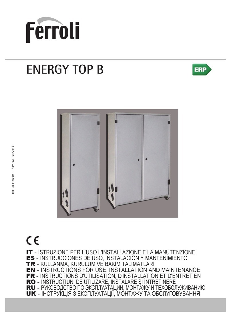 Ferroli ENERGY TOP B Instructions for use