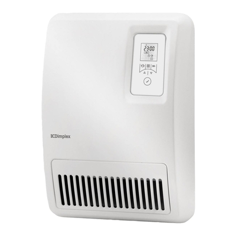 Dimplex H 260E User manual Dimplex H 260E User manual