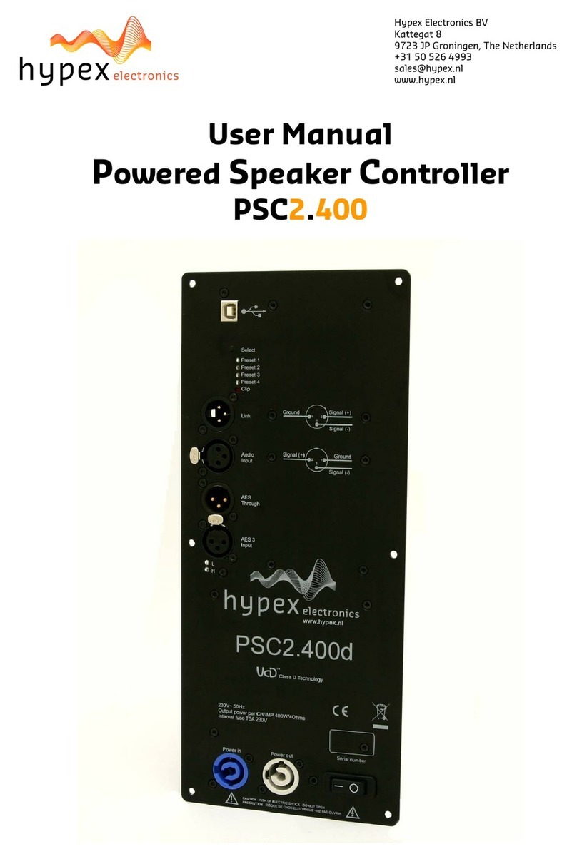 Hypex Electronics PSC2.400 user manual