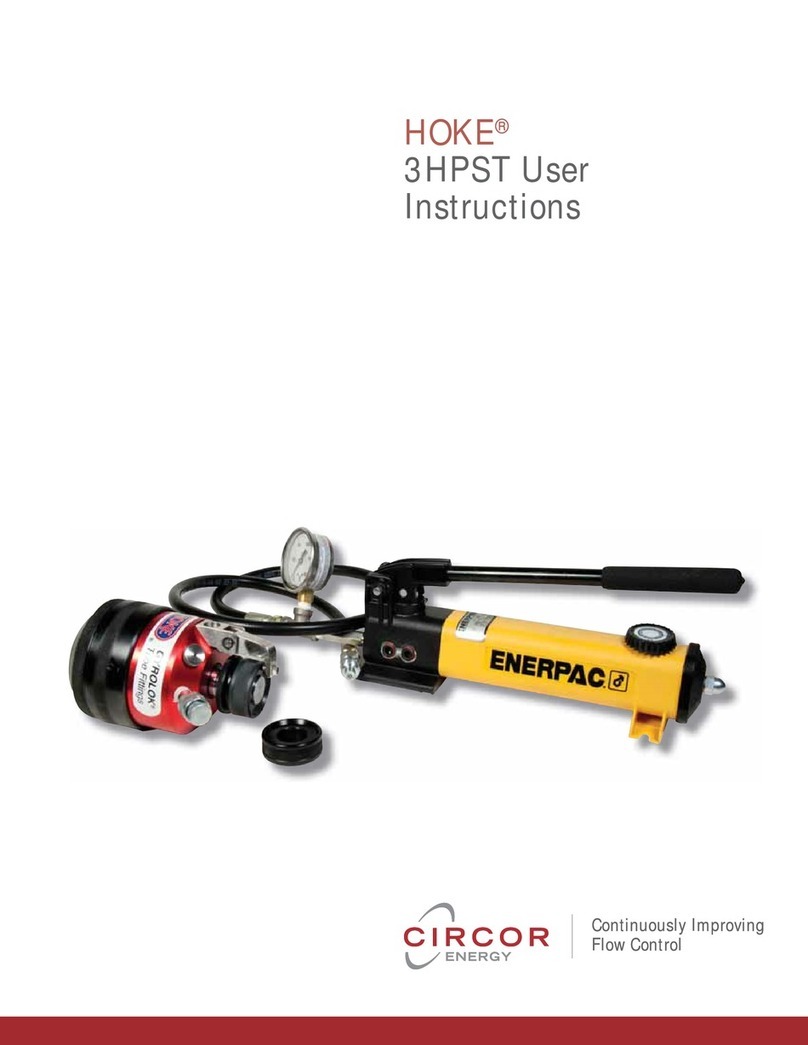 Circor HOKE 3HPST User instructions
