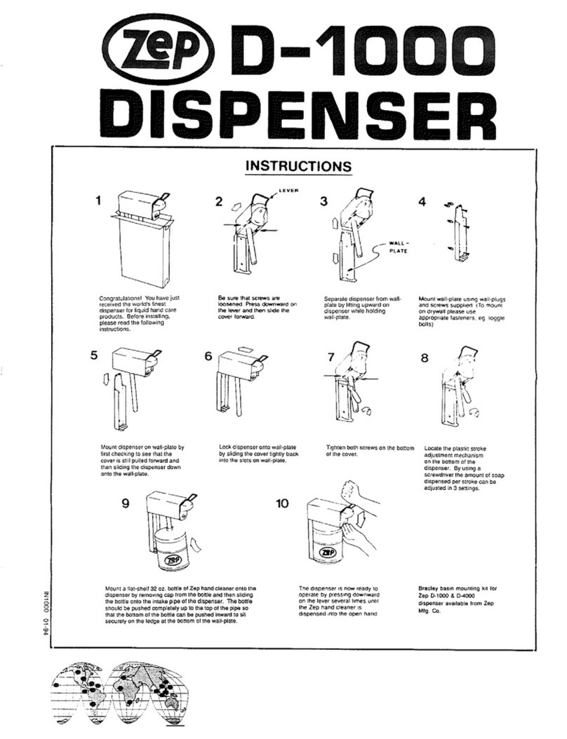 ZEP D-1000 User manual
