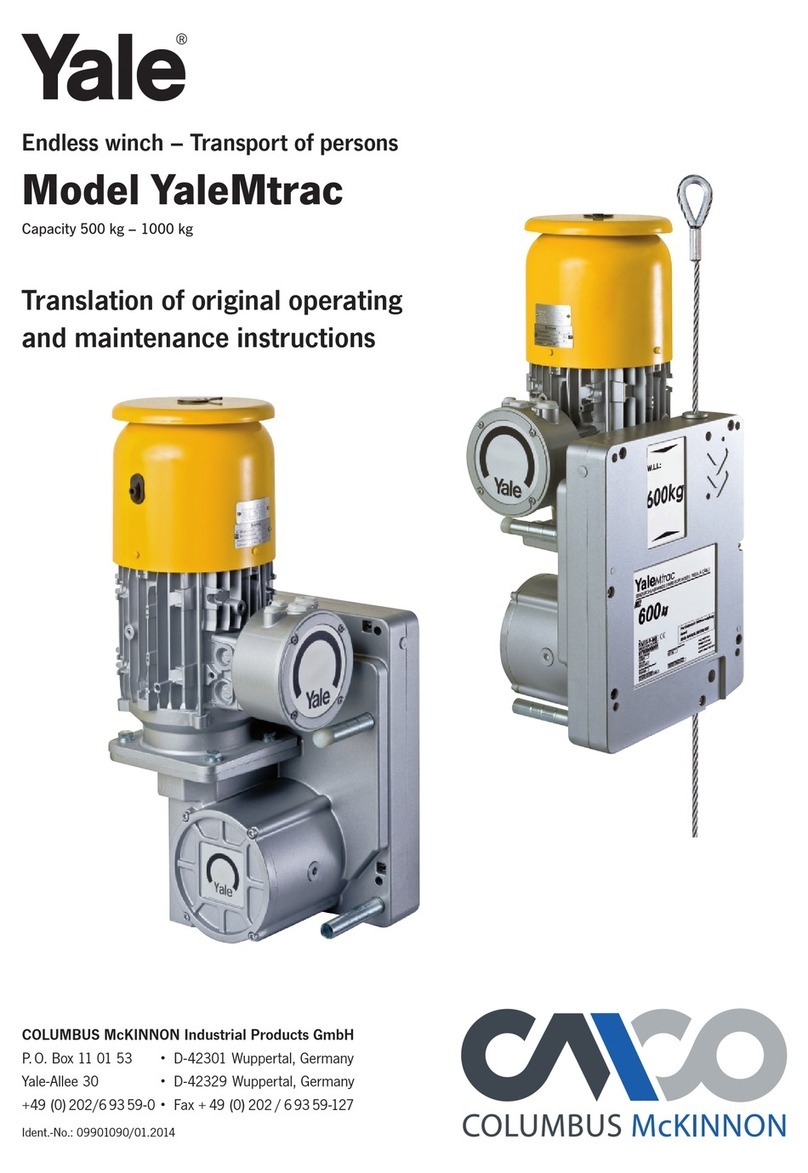 Columbus McKinnon YaleMtrac Manual