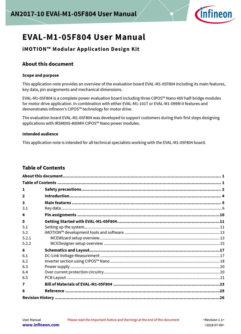 Infineon EVAL-M1-05F804 user manual