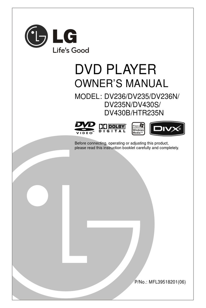 LG DV236 User manual