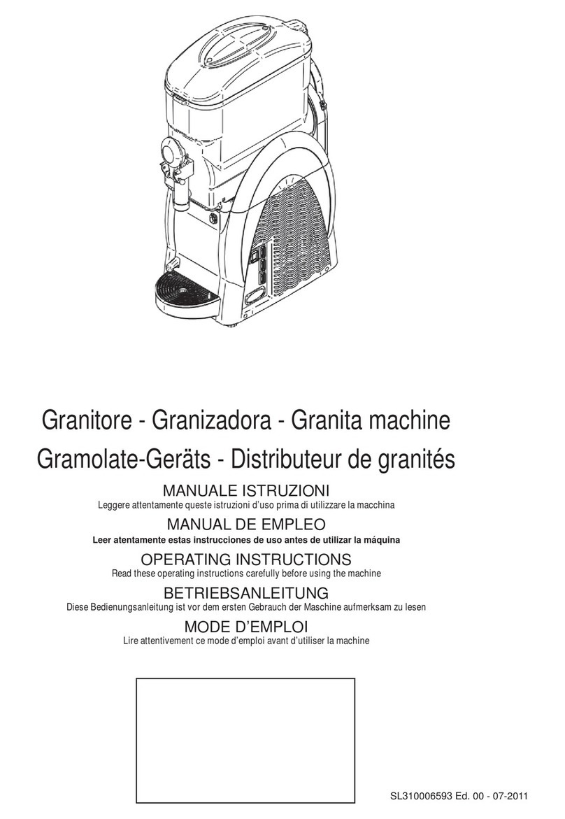 Sencotel Granita machine User manual