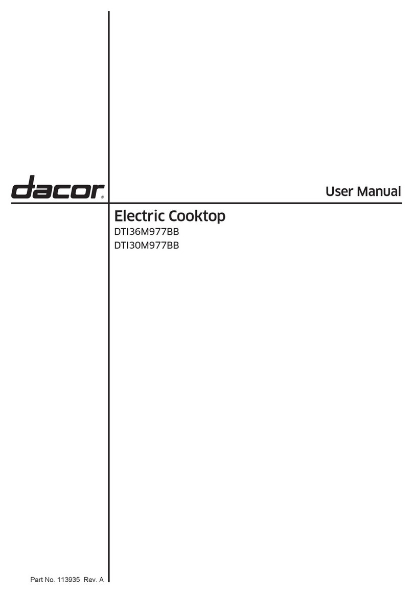 Dacor DTI30M977BB User manual