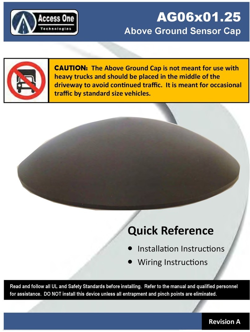 Access One AG06x01.25 quick reference Access One AG06x01.25 quick reference