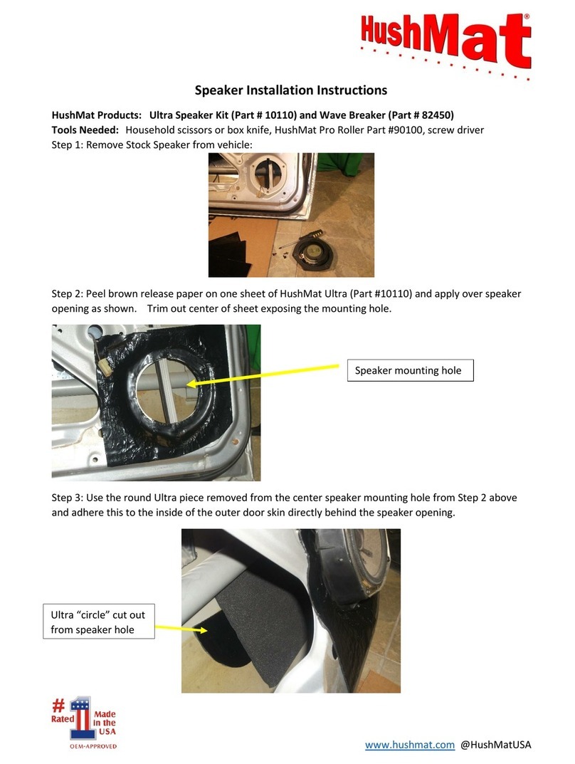 HushMat 82450 User manual