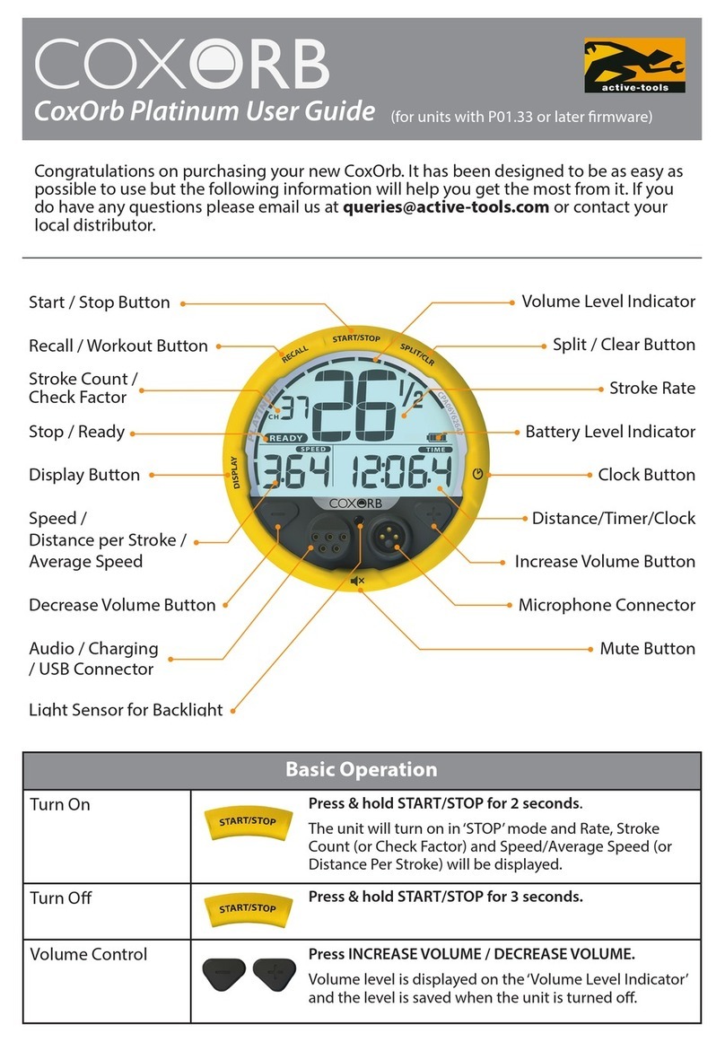 Active Tools CoxOrb Platinum user guide Active Tools CoxOrb Platinum user guide