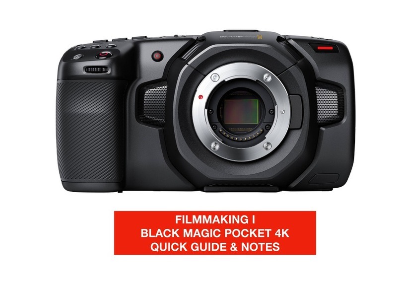Blackmagicdesign Blackmagic Pocket QUICK GUIDE & NOTES
