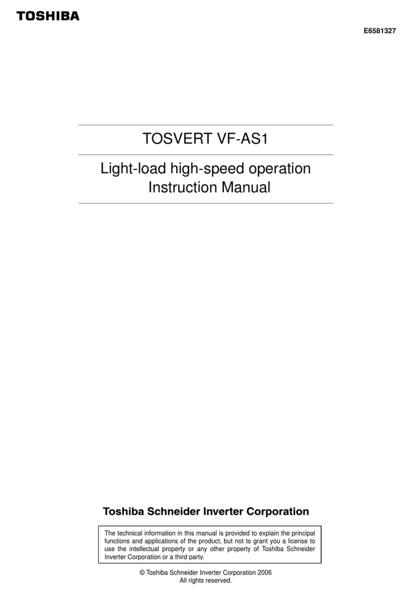 Toshiba TOSVERT VF-AS1 Series User manual