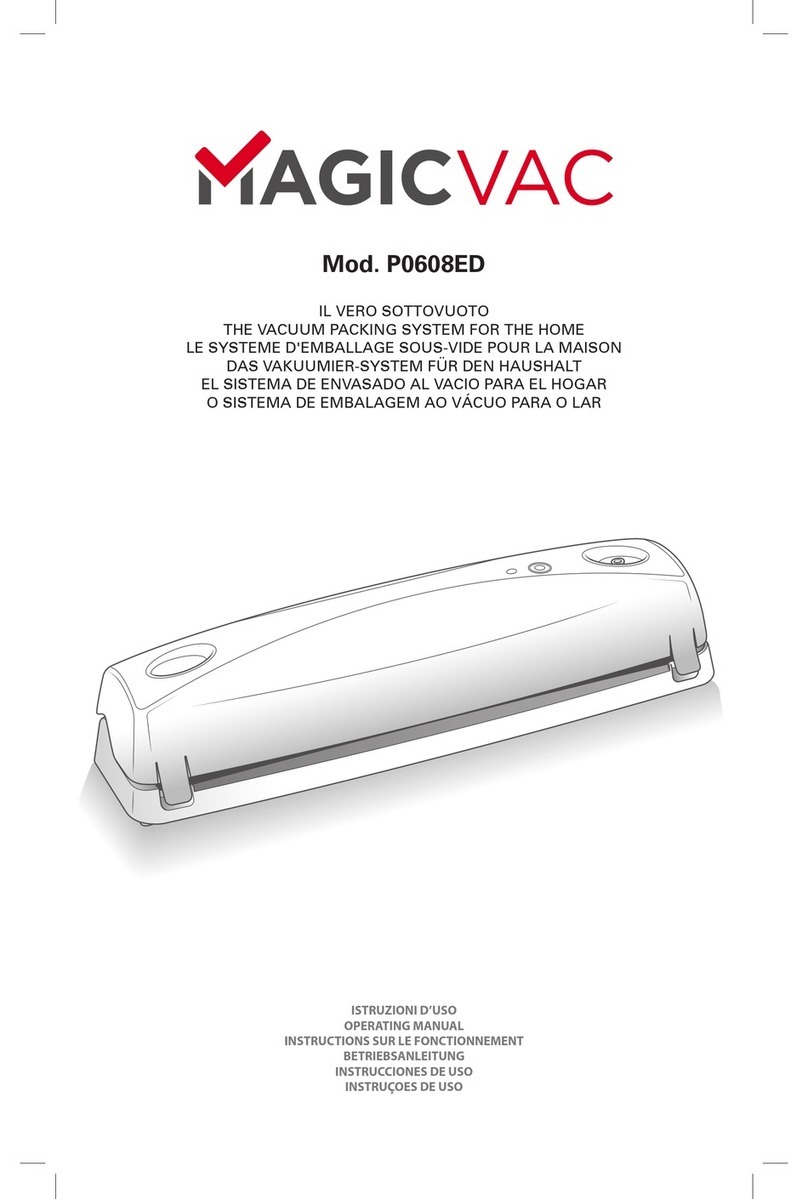Magic Vac P0608ED operating manual