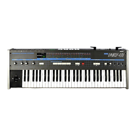 Korg POLY-61 User manual