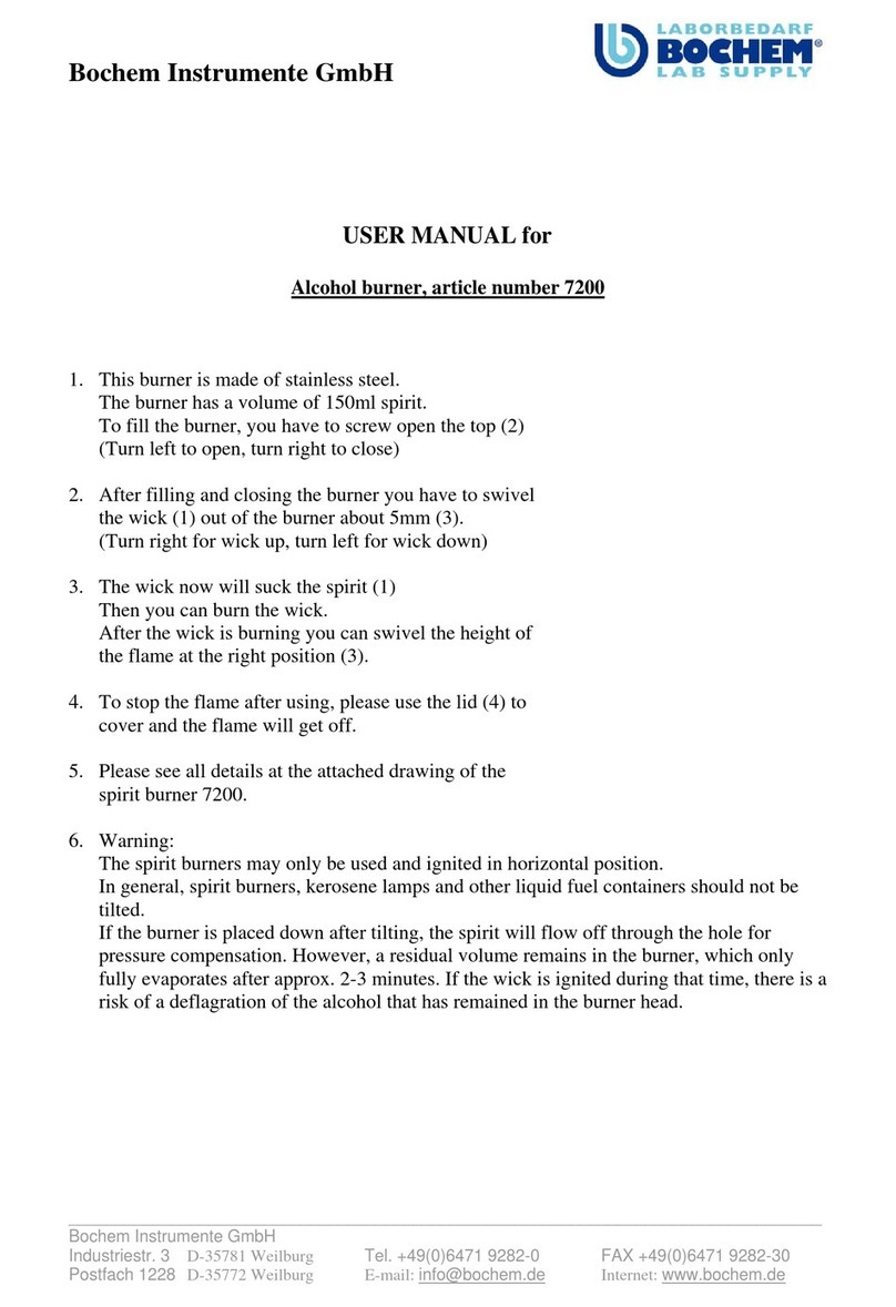 Bochem Instrumente 7200 user manual Bochem Instrumente 7200 user manual