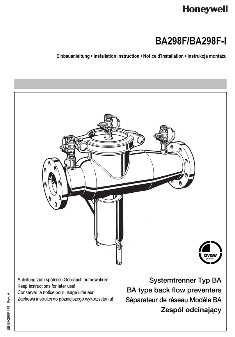 Honeywell BA298F User manual Honeywell BA298F User manual