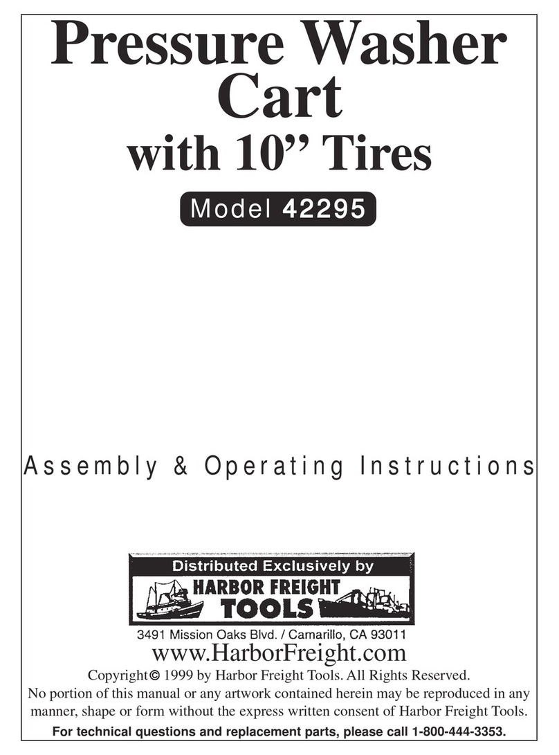 Harbor Freight Tools 42295 Assembly and operating instructions