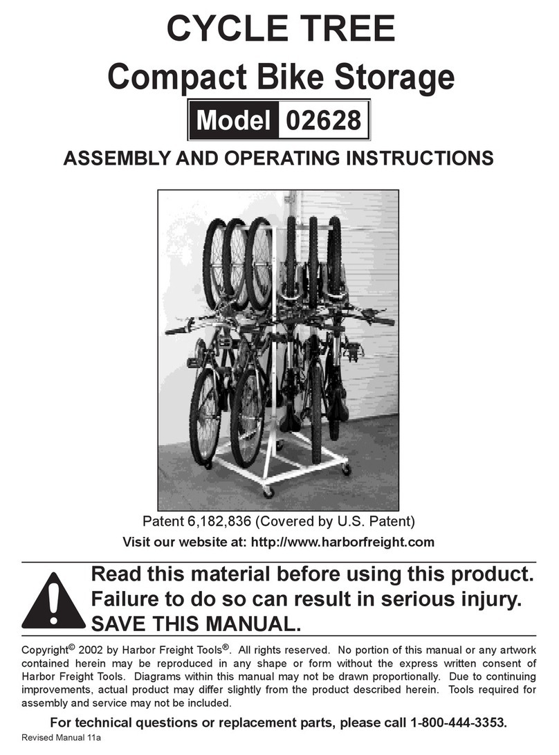 Harbor Freight Tools 02628 Assembly and operating instructions