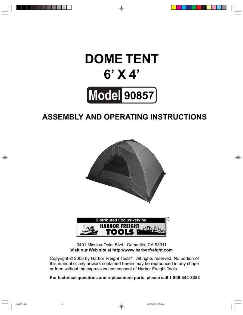 Harbor Freight Tools 90857 Assembly and operating instructions