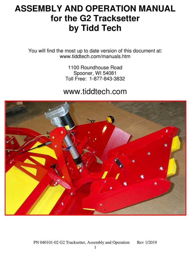 Tidd Tech G2 Tracksetter Assembly and operation manual
