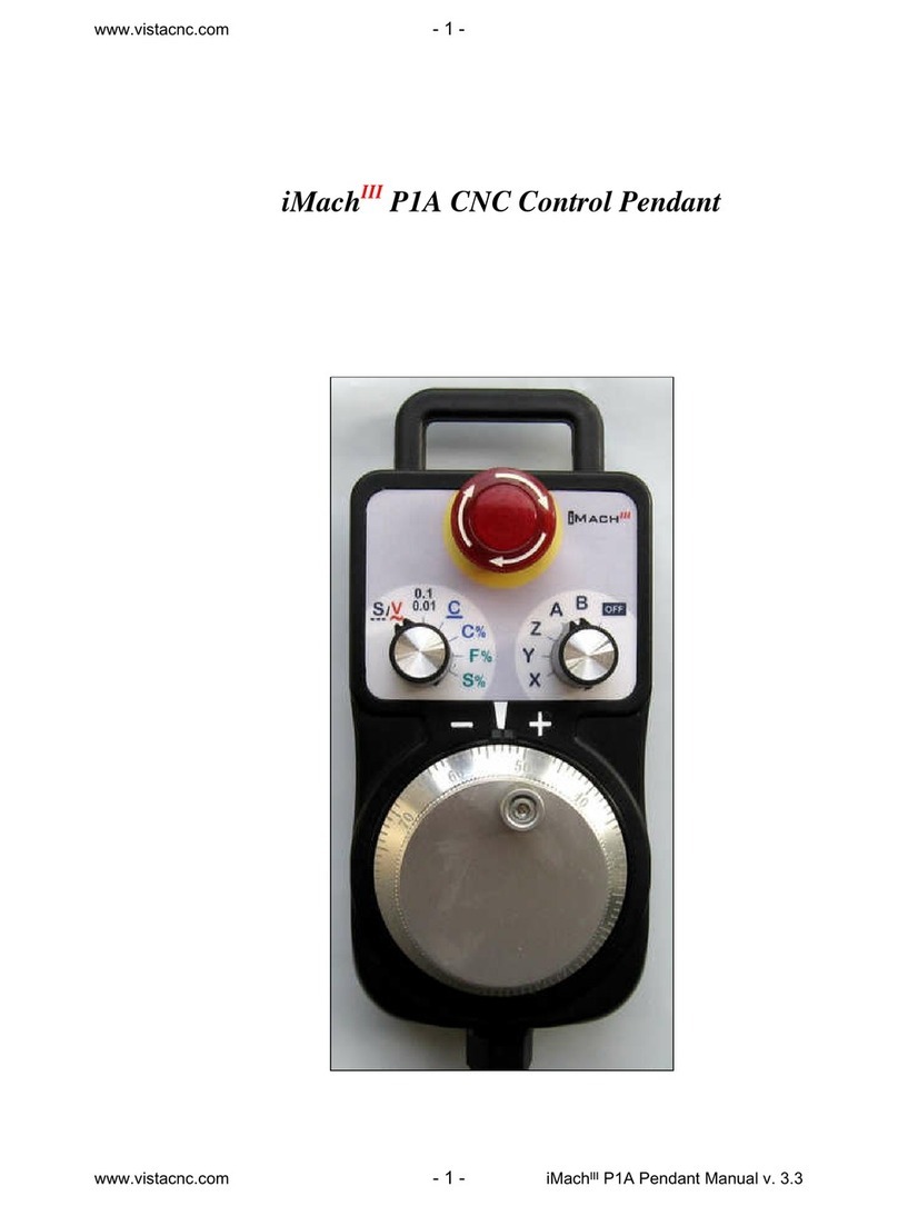 vistaCNC iMach III User manual