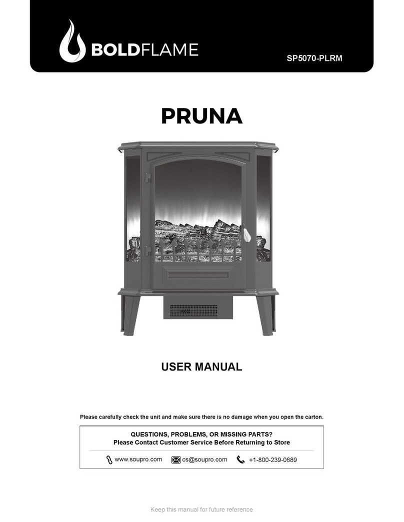 Boldflame PRUNA Series User manual