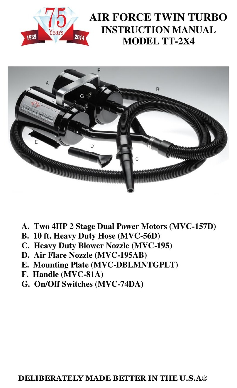 Metro DataVac TT-2X4 User manual