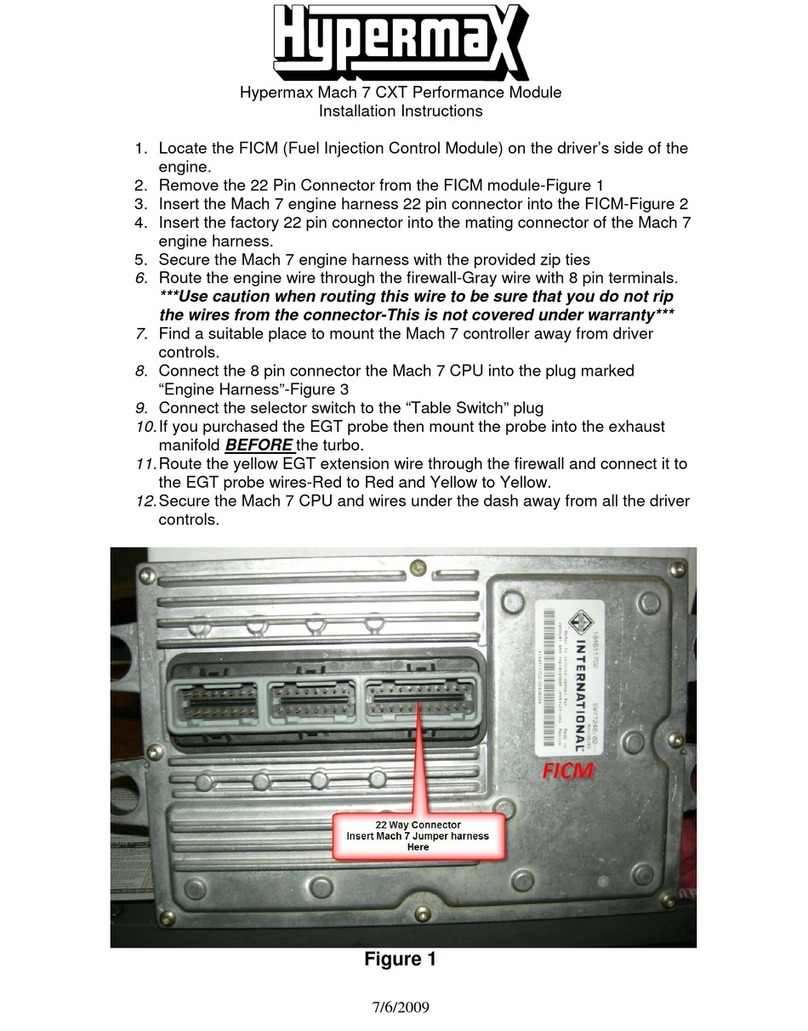 Hypermax Mach 7 CXT installation instructions