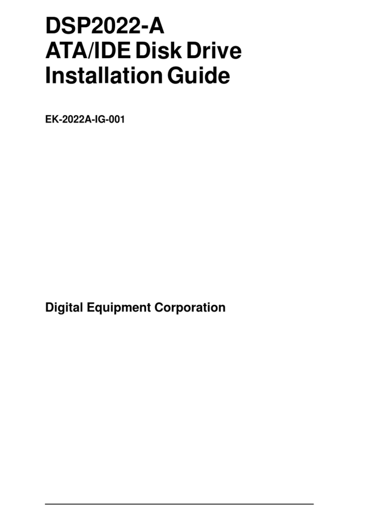 Digital Equipment DSP2022-A installation guide Digital Equipment DSP2022-A installation guide