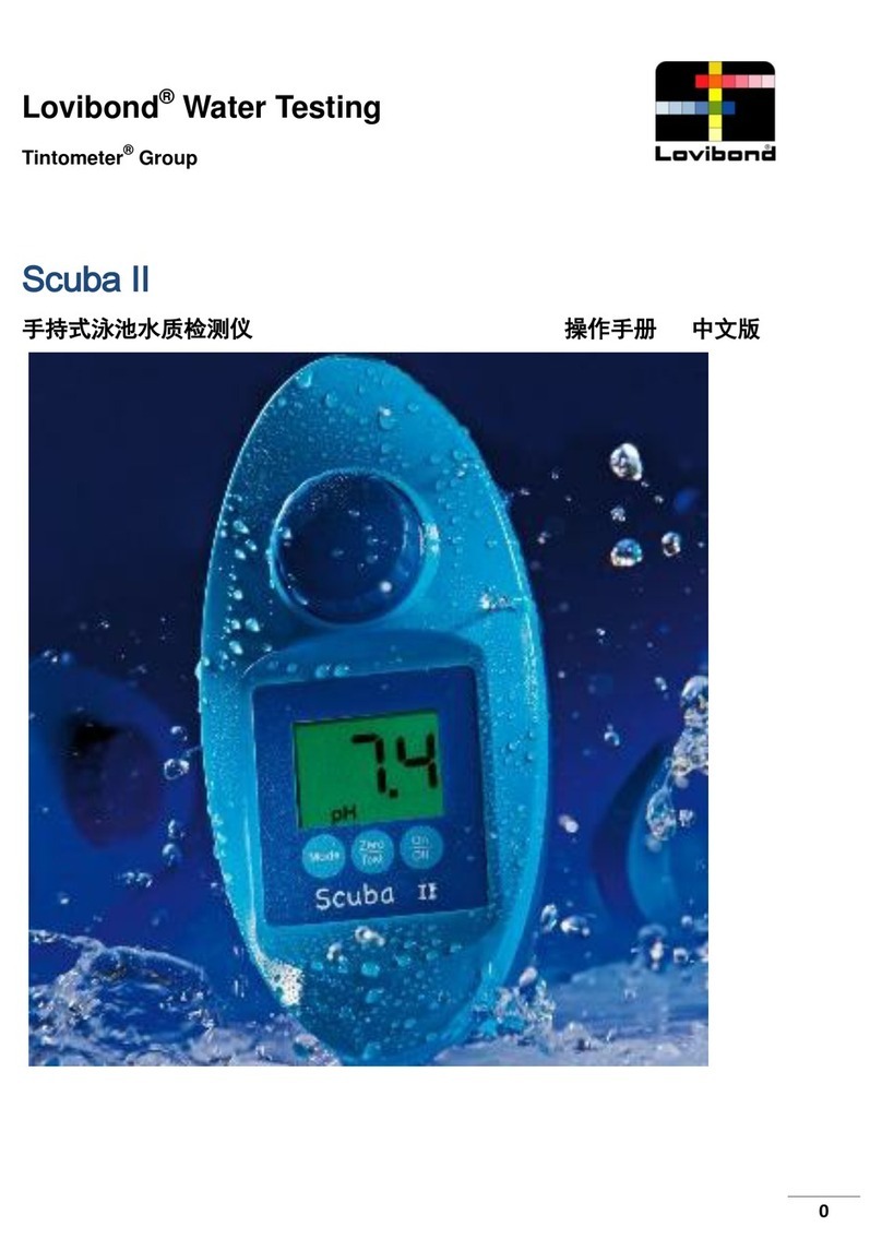 Lovibond Scuba II user guide Lovibond Scuba II user guide