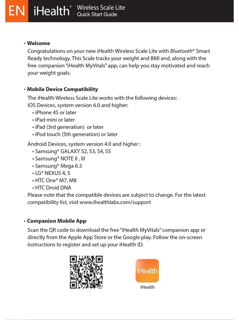 iHealth HS4S quick start guide