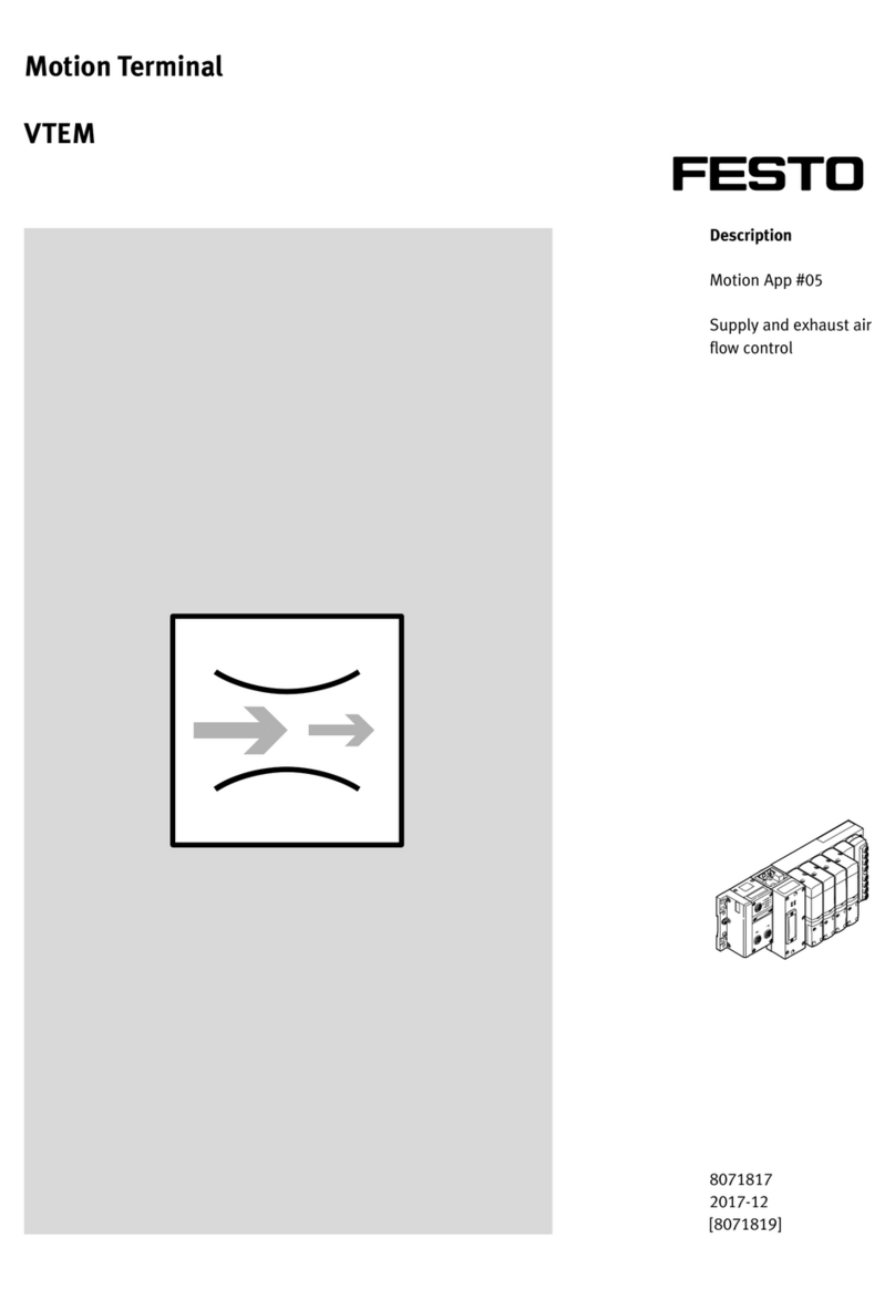 Festo VTEM Operating and installation instructions