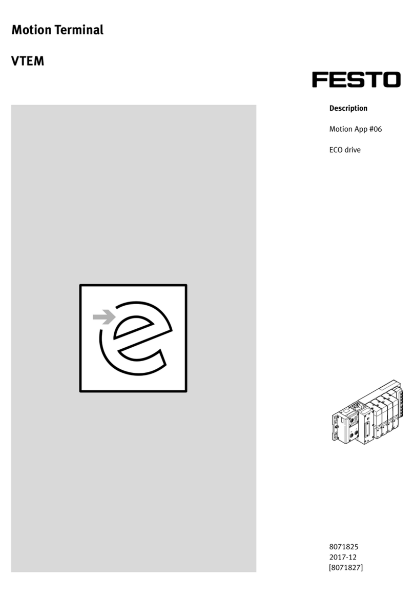 Festo VTEM Operating and installation instructions