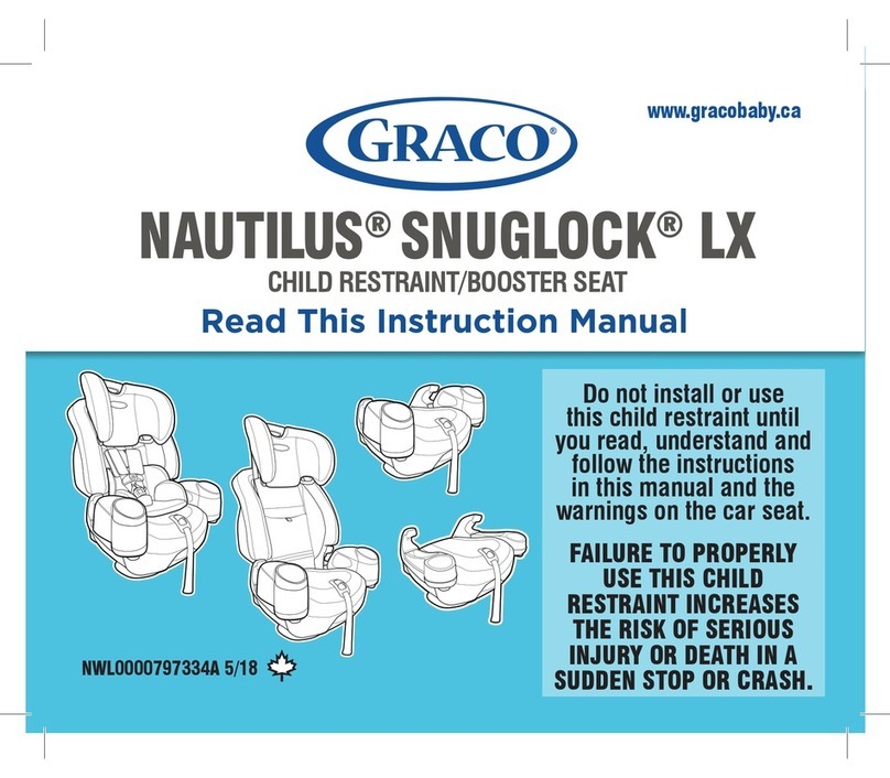 Graco NAUTILUS SNUGLOCK LX instruction manual