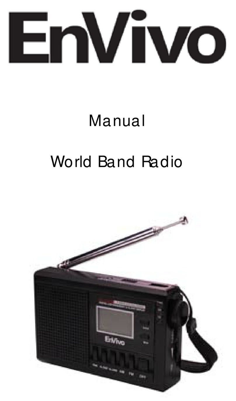 envivo World Band Radio manual