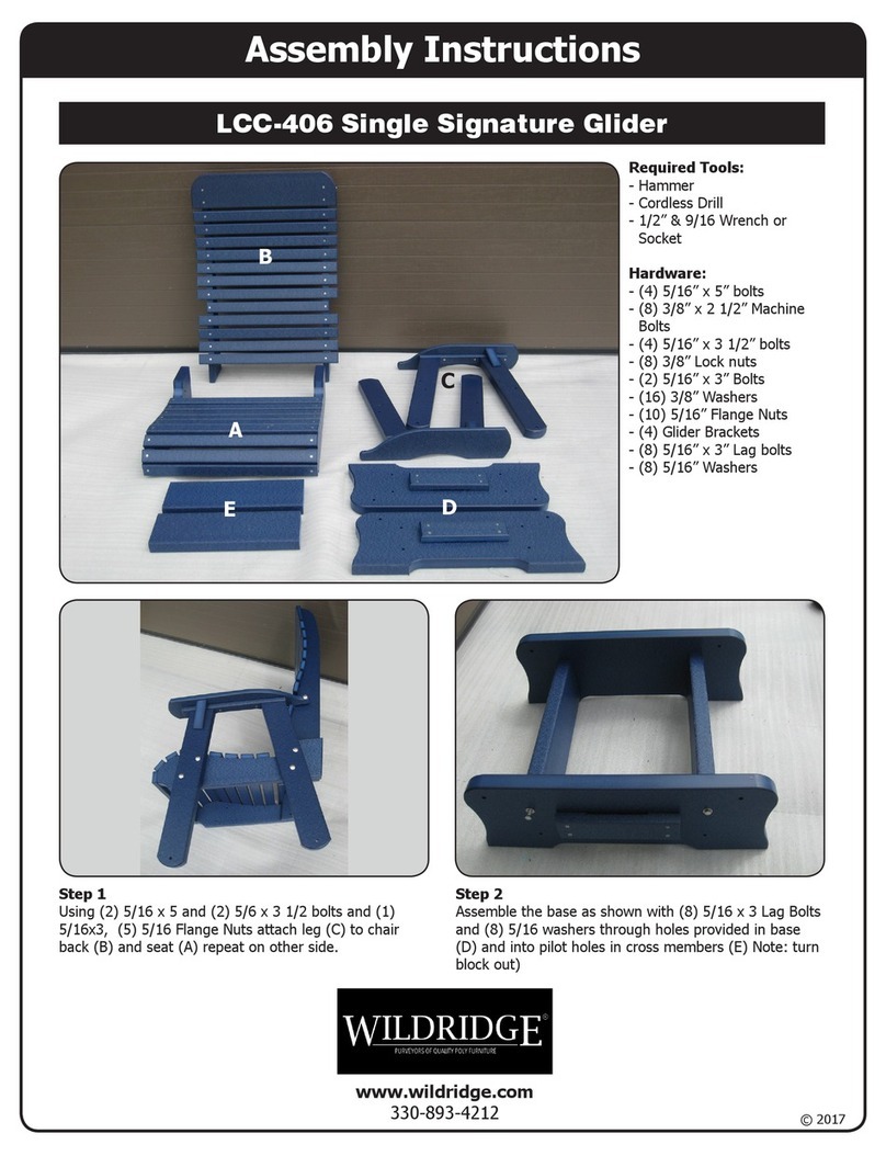 Wildridge LCC-406 Assembly instructions