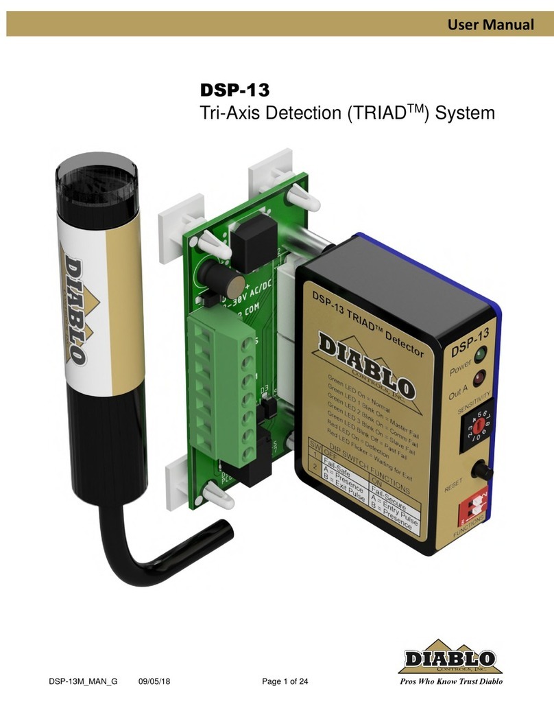 Diablo DSP-13 User manual
