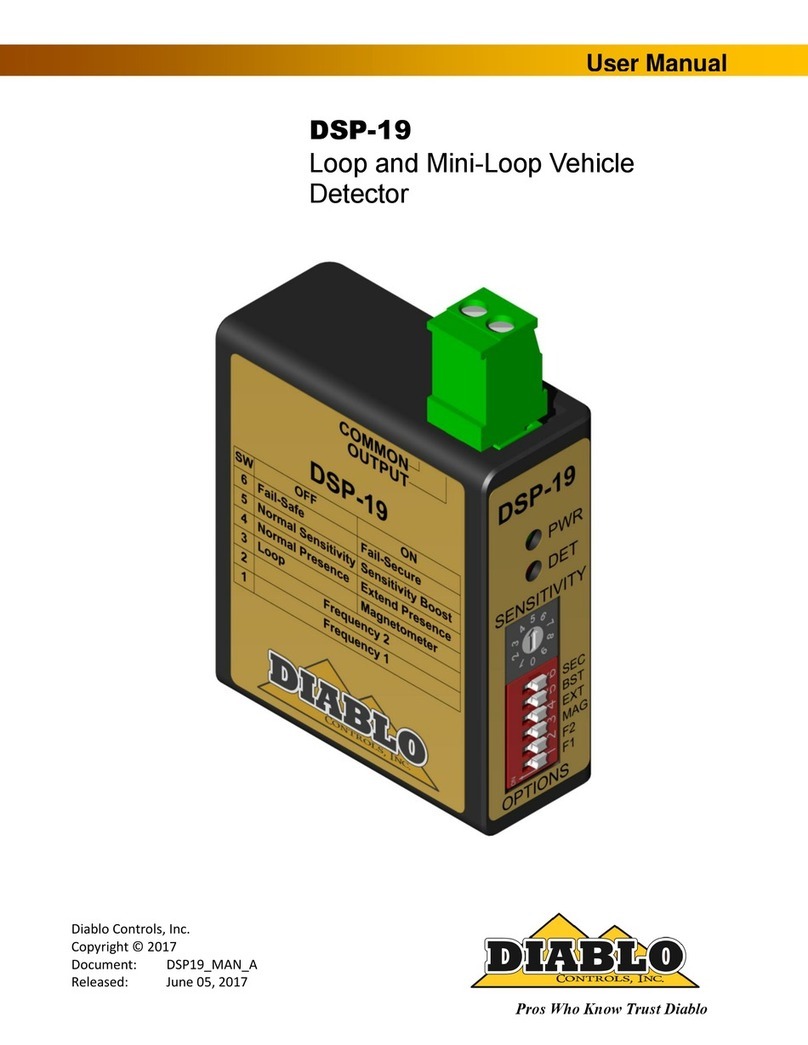 Diablo DSP-19 User manual