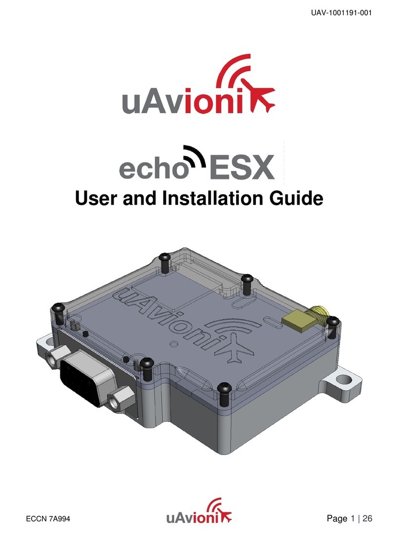 uAvionix echoESX User and installation guide